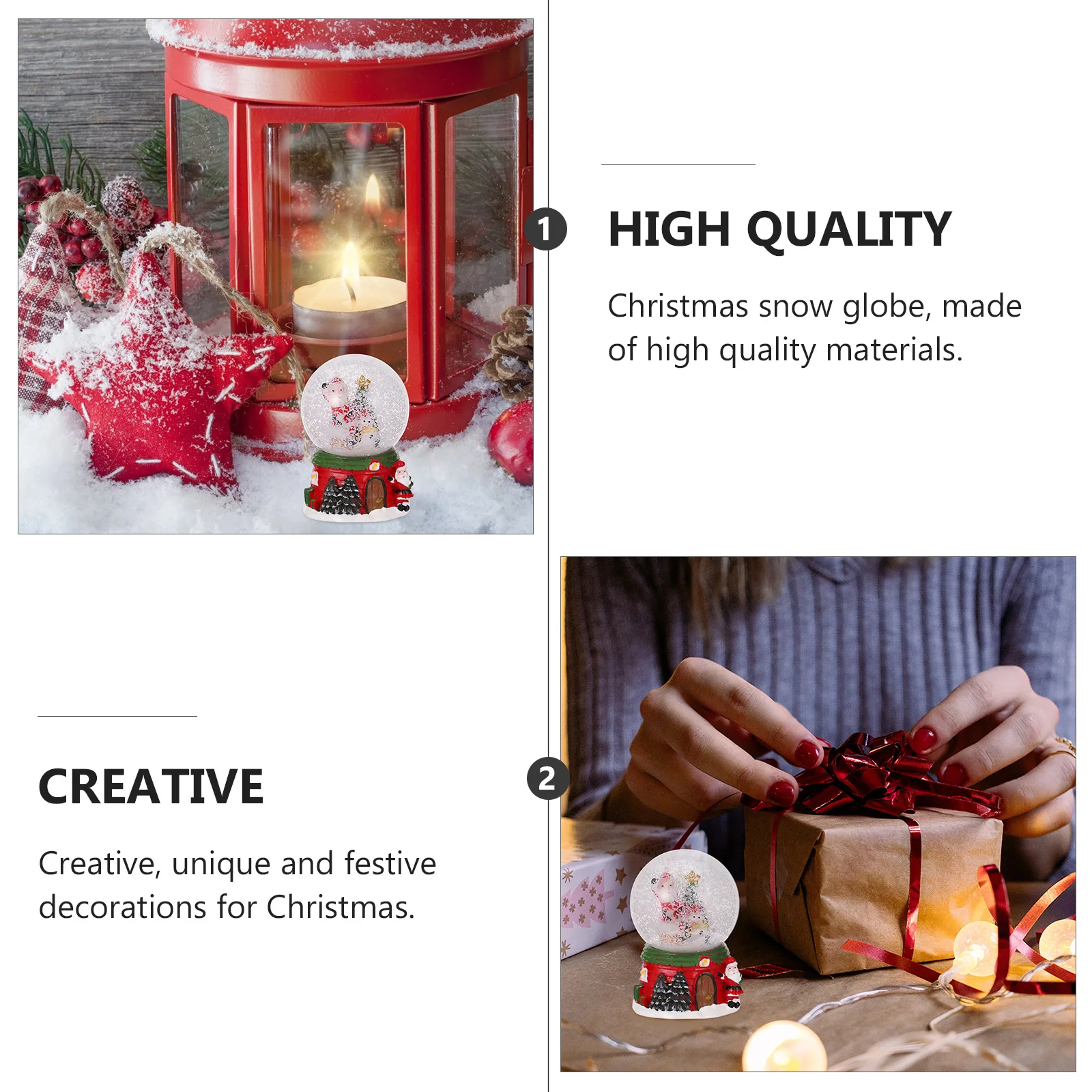 2 Pcs Christmas Crystal Ball Decoration Party Snow Globe Gift Creative Ornament
2 Pcs Christmas Crystal Ball Decoration Party Snow Globe Gift Creative Ornament