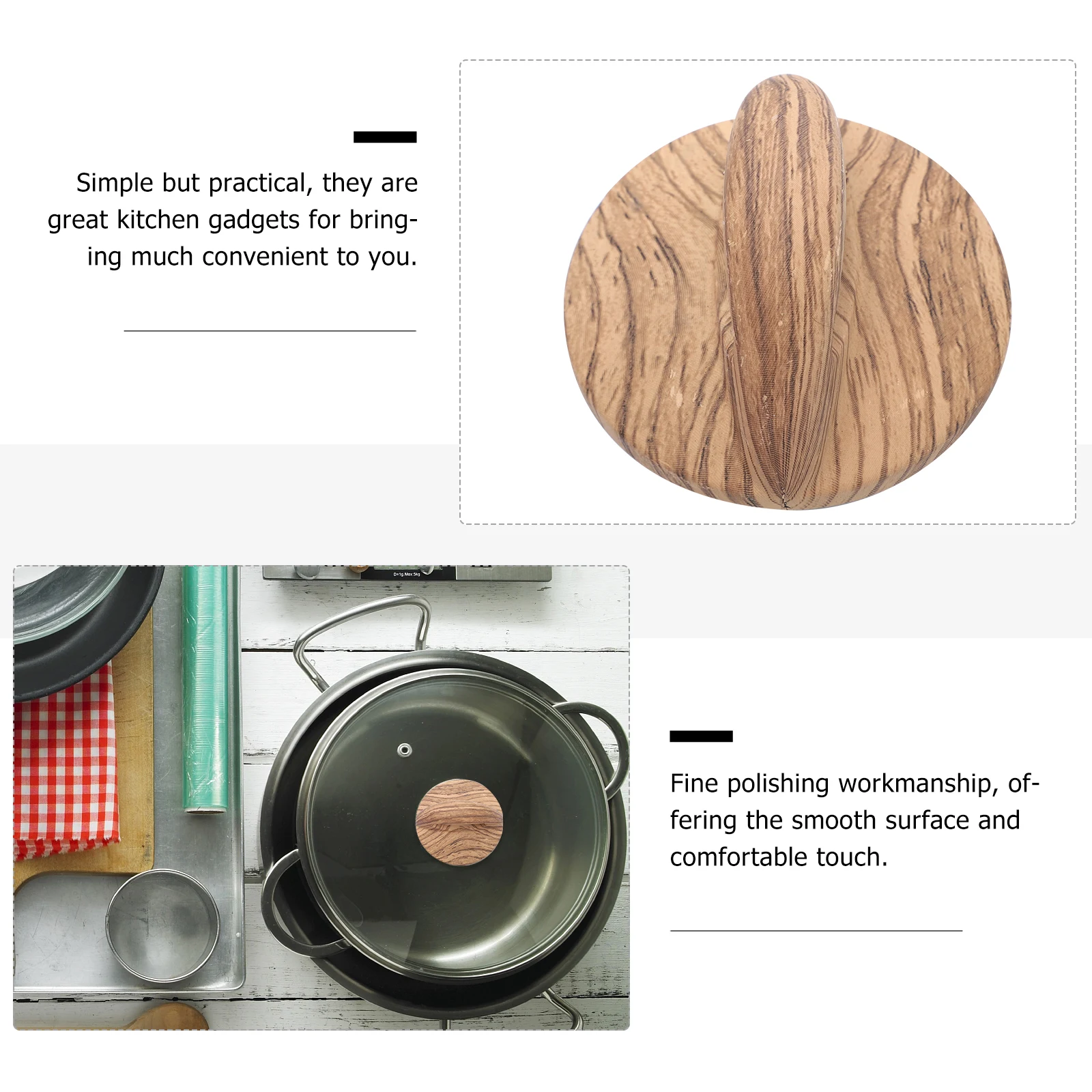 Pan Lid Cover Knob Handle Handles Creative Kettle Saucepan Knobs Universal Kitchen Cookware Lids
Pan Lid Cover Knob Handle Handles Creative Kettle Saucepan Knobs Universal Kitchen Cookware Lids