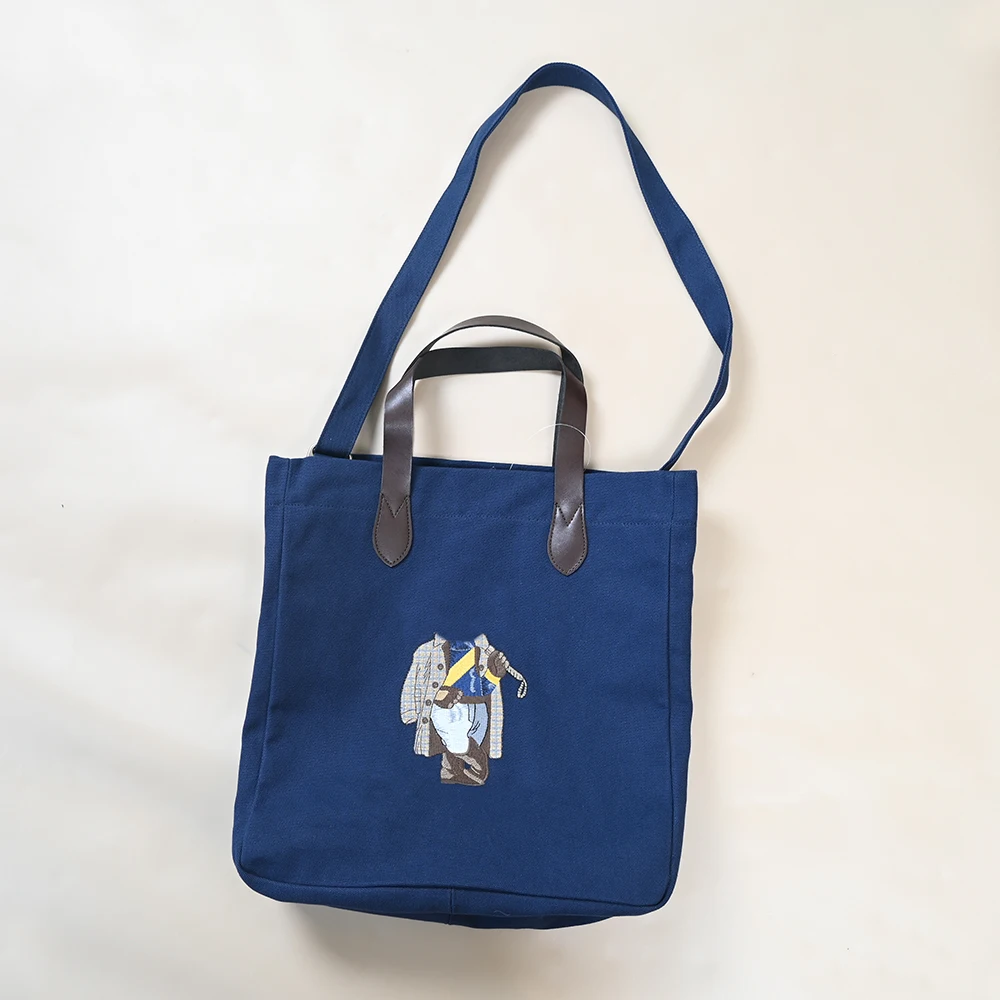 New Style Embroidered Cartoon Pattern Ladies Handbag Thick Canvas Single Shoulder Bag Korean Style Fashionable Casual Bag
New Style Embroidered Cartoon Pattern Ladies Handbag Thick Canvas Single Shoulder Bag Korean Style Fashionable Casual Bag