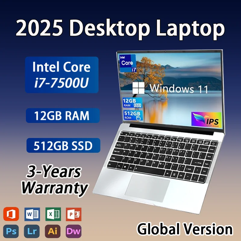 2025 Совершенно новый ноутбук Windows 11 Pro Intel i7-7500U Ноутбук 12 ГБ ОЗУ 1 ТБ 2 ТБ SSD Офисные ноутбуки для учебы Ноутбуки Компьютеры ПК
2025 Совершенно новый ноутбук Windows 11 Pro Intel i7-7500U Ноутбук 12 ГБ ОЗУ 1 ТБ 2 ТБ SSD Офисные ноутбуки для учебы Ноутбуки Компьютеры ПК