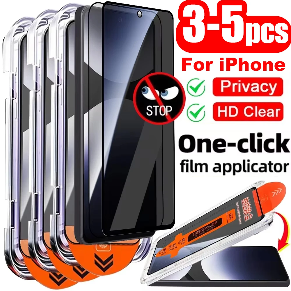 3-5PCS Privacy Screen Protector For iPhone 13 17 Pro Max 16 11 15 14 12 Mini 16e XR Xs 7 8 Plus X Air Anti Spy Tempered Glass
3-5PCS Privacy Screen Protector For iPhone 13 17 Pro Max 16 11 15 14 12 Mini 16e XR Xs 7 8 Plus X Air Anti Spy Tempered Glass