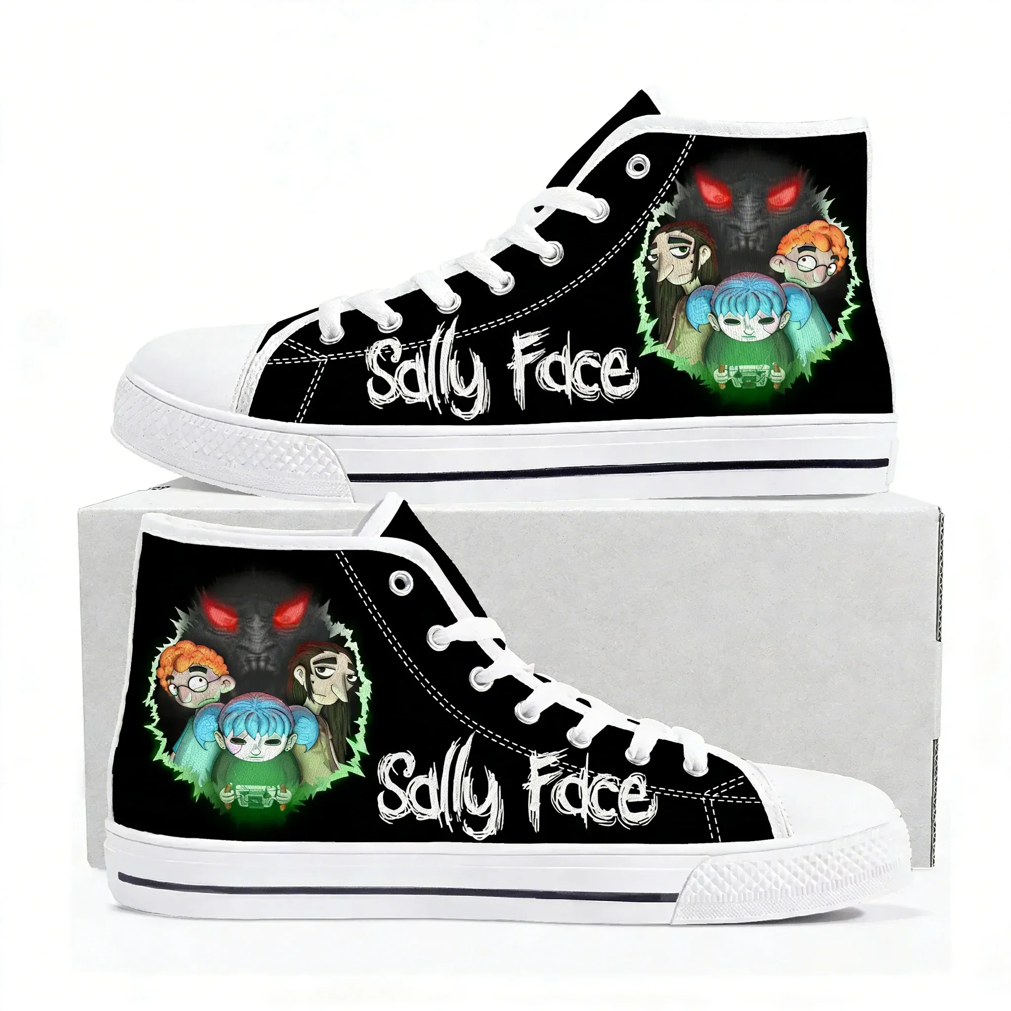 Sally Face High Top Sneakers Hot Cartoon Game Mens Womens Teenager High Quality Fashion Canvas Shoes Casual Tailor Made Sneaker
Sally Face High Top Sneakers Hot Cartoon Game Mens Womens Teenager High Quality Fashion Canvas Shoes Casual Tailor Made Sneaker
