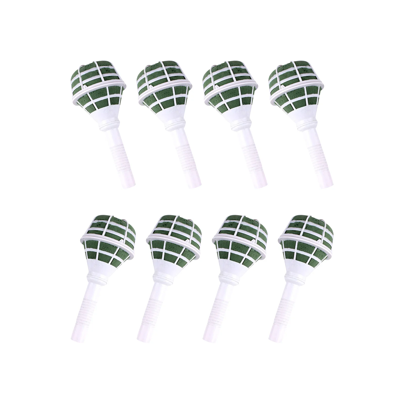 8Pcs Handheld Flower Base Wedding Bridal Floral Handle Compact Size Easy Carry DIY Gift Shop Supplies Green Mud White Cover
8Pcs Handheld Flower Base Wedding Bridal Floral Handle Compact Size Easy Carry DIY Gift Shop Supplies Green Mud White Cover