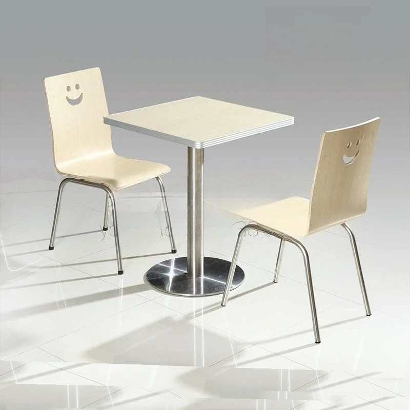 KFC split combination four people fast food table and chairs
KFC split combination four people fast food table and chairs