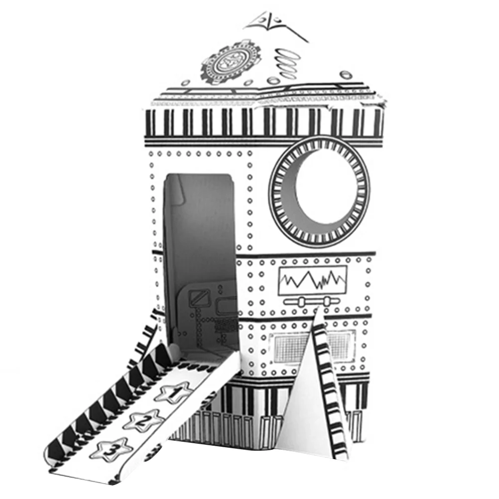 Children's Hand-folding Paper-cut Toys Rockets House Interactive Creative Toys paper folding graffiti puzzle
Children's Hand-folding Paper-cut Toys Rockets House Interactive Creative Toys paper folding graffiti puzzle