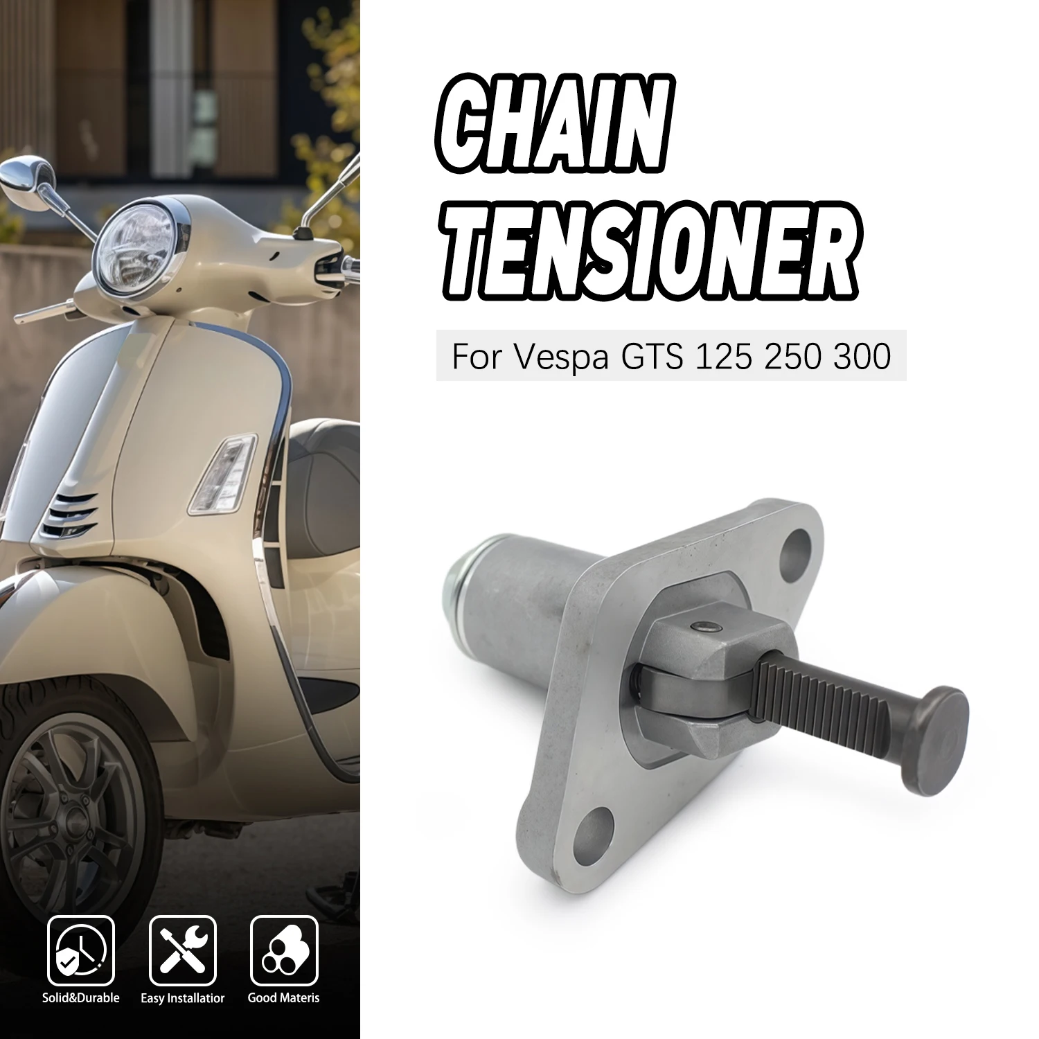 High Quality Motorcycle Accessories Cam Timing Chain Tensioner For Vespa Sprint Primavera GTS 50 125 250 300 i.e 3V 289919
High Quality Motorcycle Accessories Cam Timing Chain Tensioner For Vespa Sprint Primavera GTS 50 125 250 300 i.e 3V 289919