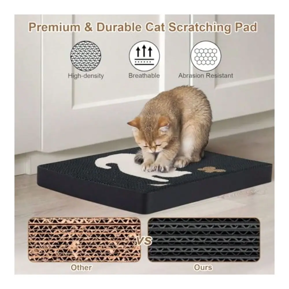 Cat Scratcher Cute Vertical Cat Scratching Board Wall Mounted Cat Scratch Pad For Wall Glass Wood And Tile Furniture Protector
Cat Scratcher Cute Vertical Cat Scratching Board Wall Mounted Cat Scratch Pad For Wall Glass Wood And Tile Furniture Protector