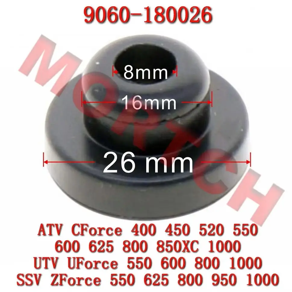 Radiator Pin Rubber Cap 9060-180026 for CFMoto CForce UForce ZForce ATV UTV Parts
Radiator Pin Rubber Cap 9060-180026 for CFMoto CForce UForce ZForce ATV UTV Parts