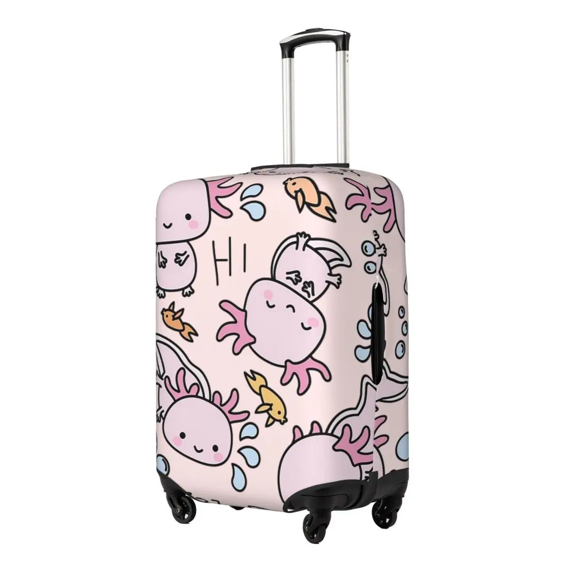 Swimmy Axolotls Suitcase Cover Protection Elastic Travel Luggage Protector Covers for 18-32 Inch 
Swimmy Axolotls Suitcase Cover Protection Elastic Travel Luggage Protector Covers for 18-32 Inch