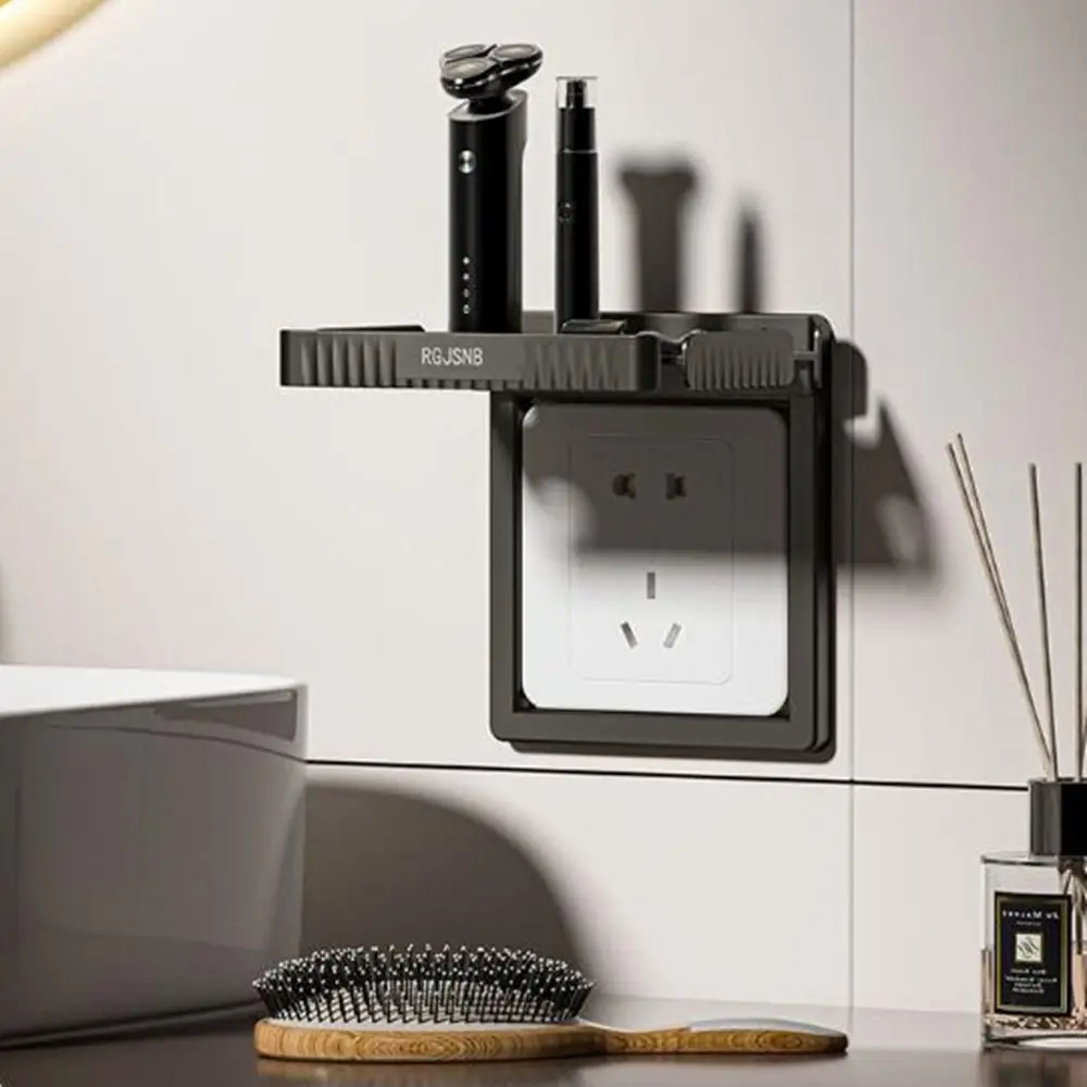 Plastic Socket Mobile Phone Charging Holder Wall-mounted Punch-free Wall Outlet Shelf Sturdy Charging Stand Brackets for Home
Plastic Socket Mobile Phone Charging Holder Wall-mounted Punch-free Wall Outlet Shelf Sturdy Charging Stand Brackets for Home