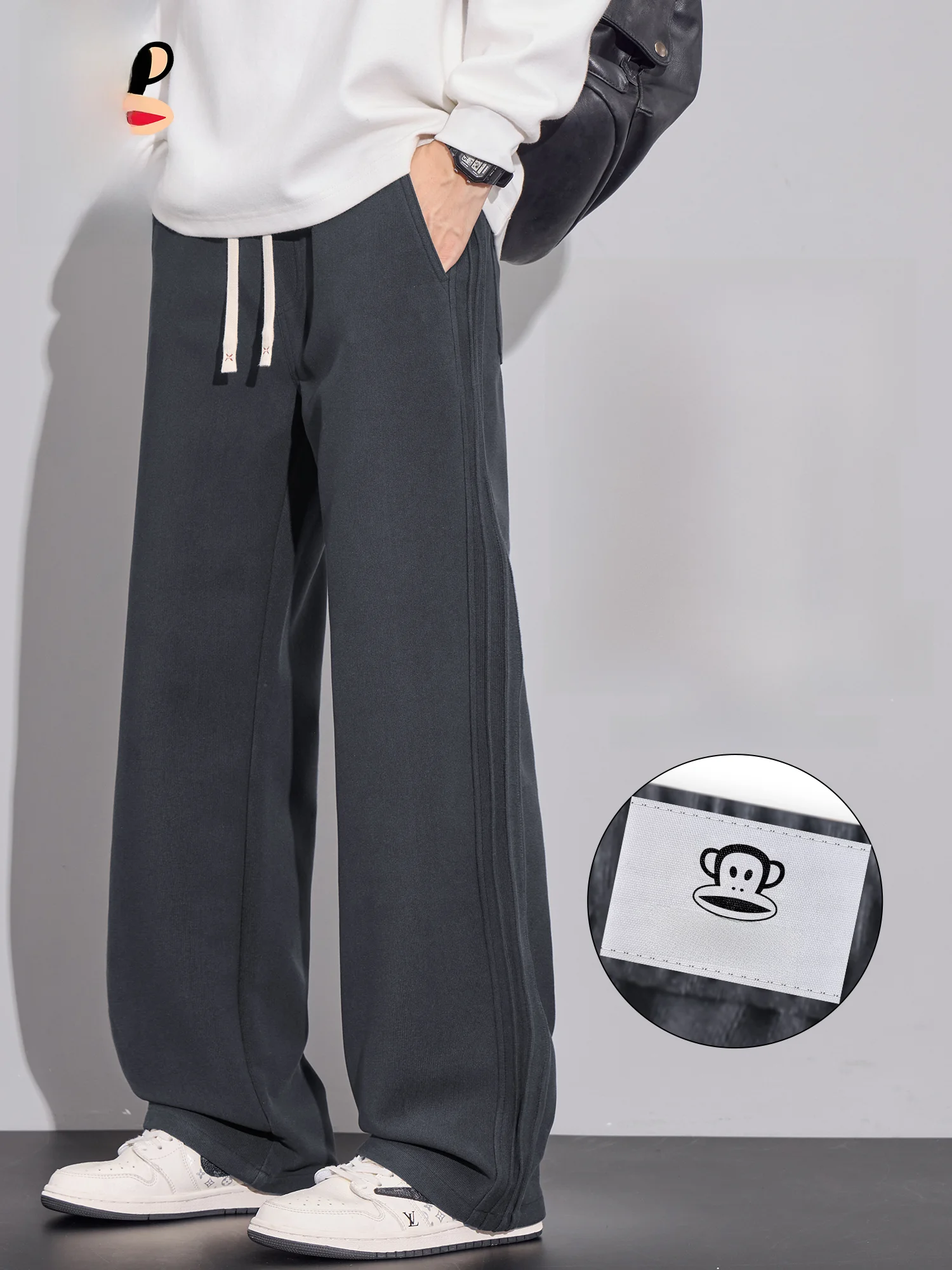 Мужские удобные свободные брюки PaulFrank прямого кроя, повседневные, осенние, модные, однотонные, универсальные, длинные
Мужские удобные свободные брюки PaulFrank прямого кроя, повседневные, осенние, модные, однотонные, универсальные, длинные