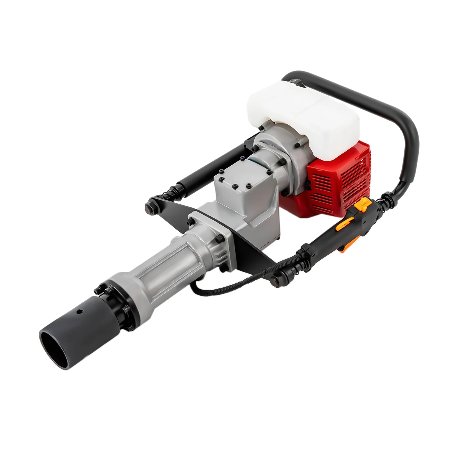 Gas Powered Post Driver, 52cc Gasoline Post Driver, 1900W Petrol Pile Driver, Hand Pull Start 2-Stroke Engine, 25-45J Impact, 800-2800BPM, for Fence Post Star Stake T Post, Includes 55mm 70mm Sockets
Gas Powered Post Driver, 52cc Gasoline Post Driver, 1900W Petrol Pile Driver, Hand Pull Start 2-Stroke Engine, 25-45J Impact, 800-2800BPM, for Fence Post Star Stake T Post, Includes 55mm 70mm Sockets