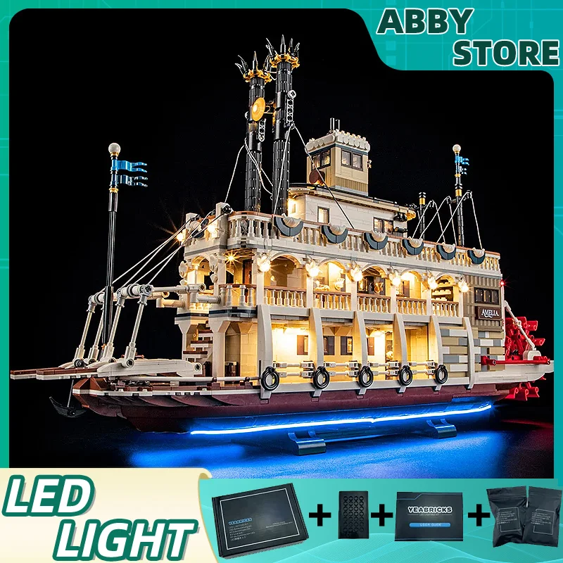 Комплект светодиодных фонарей «сделай сам» для LEGO 21356 River Steamboat (только светодиодный светильник, без модели блоков)
Комплект светодиодных фонарей «сделай сам» для LEGO 21356 River Steamboat (только светодиодный светильник, без модели блоков)