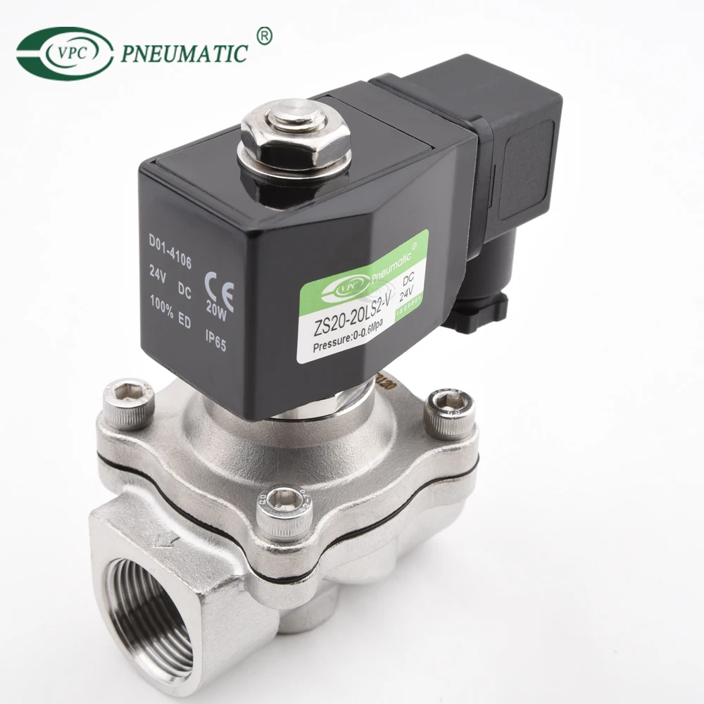 VPC Pneumatic ZS Normally Close Stainless Steel Irrigation Water Solenoid Valve 24v
VPC Pneumatic ZS Normally Close Stainless Steel Irrigation Water Solenoid Valve 24v