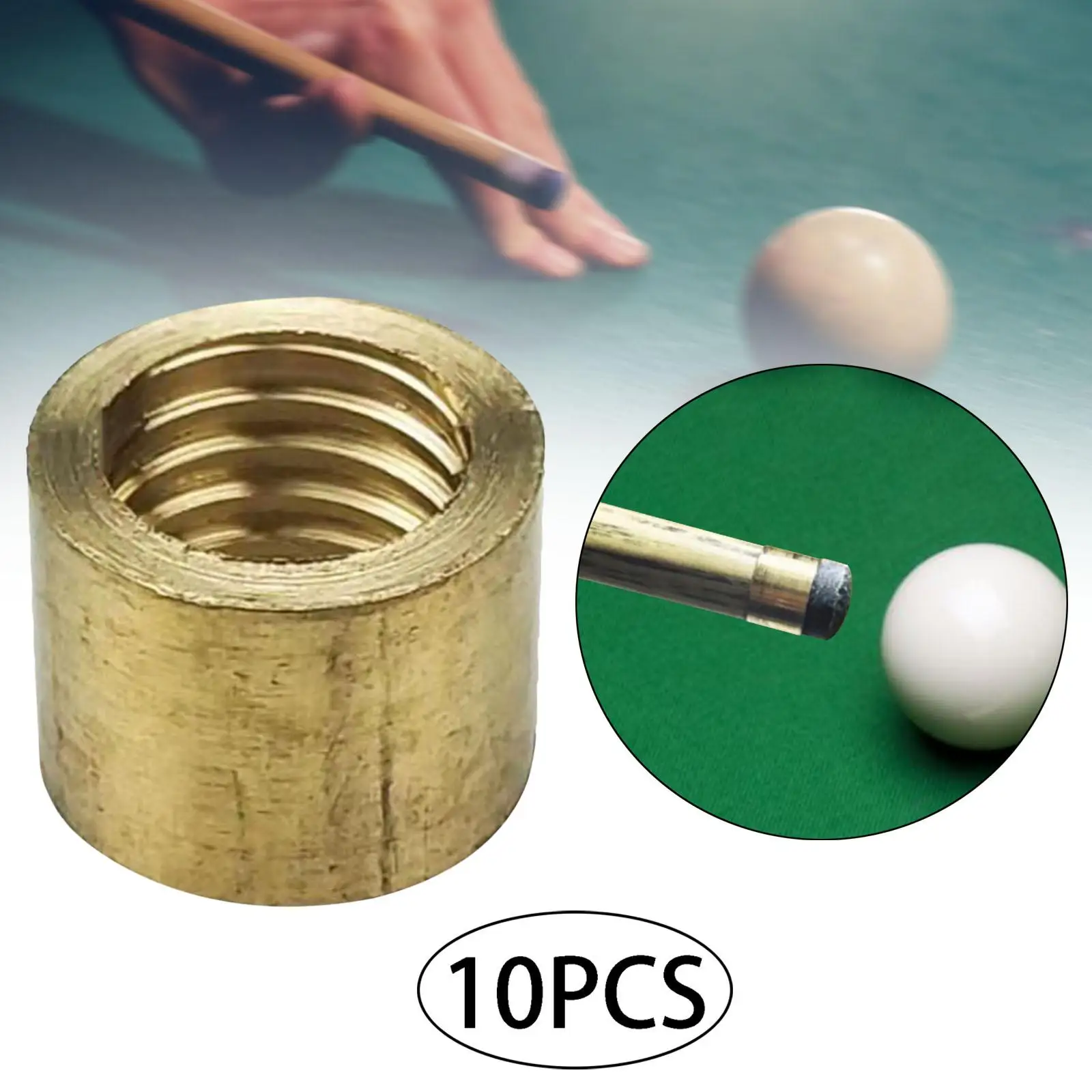 Billiard Stick Ferrule Tube Copper Brass Repair Kit Accessories Durable Head Upgrade Part for Billiards Cue Use
Billiard Stick Ferrule Tube Copper Brass Repair Kit Accessories Durable Head Upgrade Part for Billiards Cue Use
