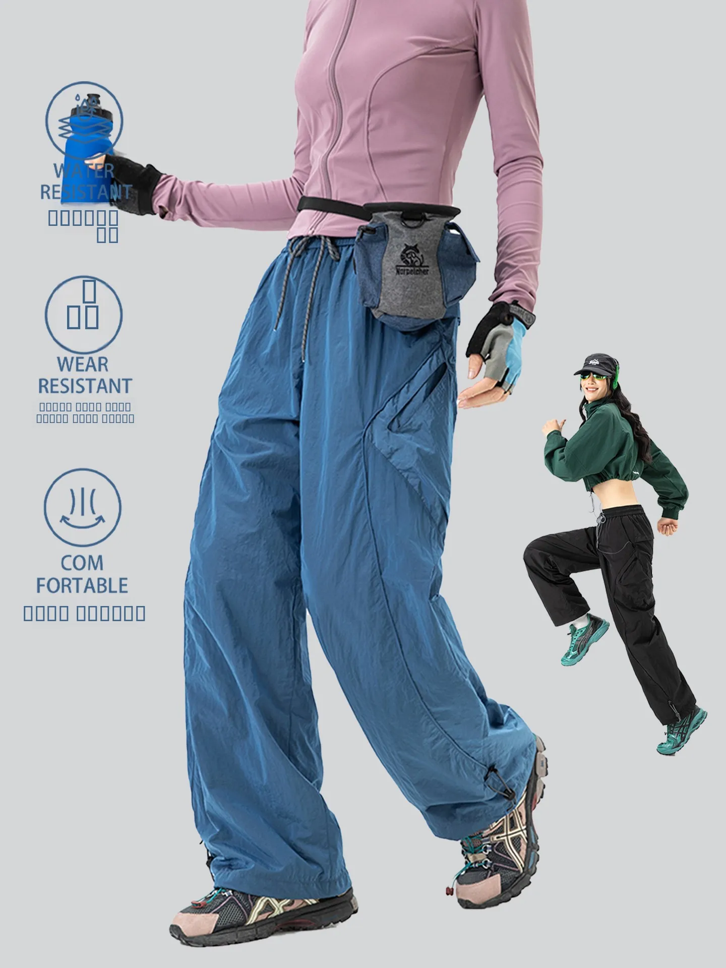 Trendy Outdoor Men's Cargo Pants Windproof Water Repellent Workwear Big kets Paratrooper Pants Dstring Cuffed Casual Lo...
Trendy Outdoor Men's Cargo Pants Windproof Water Repellent Workwear Big kets Paratrooper Pants Dstring Cuffed Casual Lo...