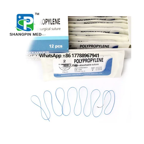 Sterile Suture Surgical Threads Polypropylene Monofilament Surgical Suture with gwf0002
Sterile Suture Surgical Threads Polypropylene Monofilament Surgical Suture with gwf0002