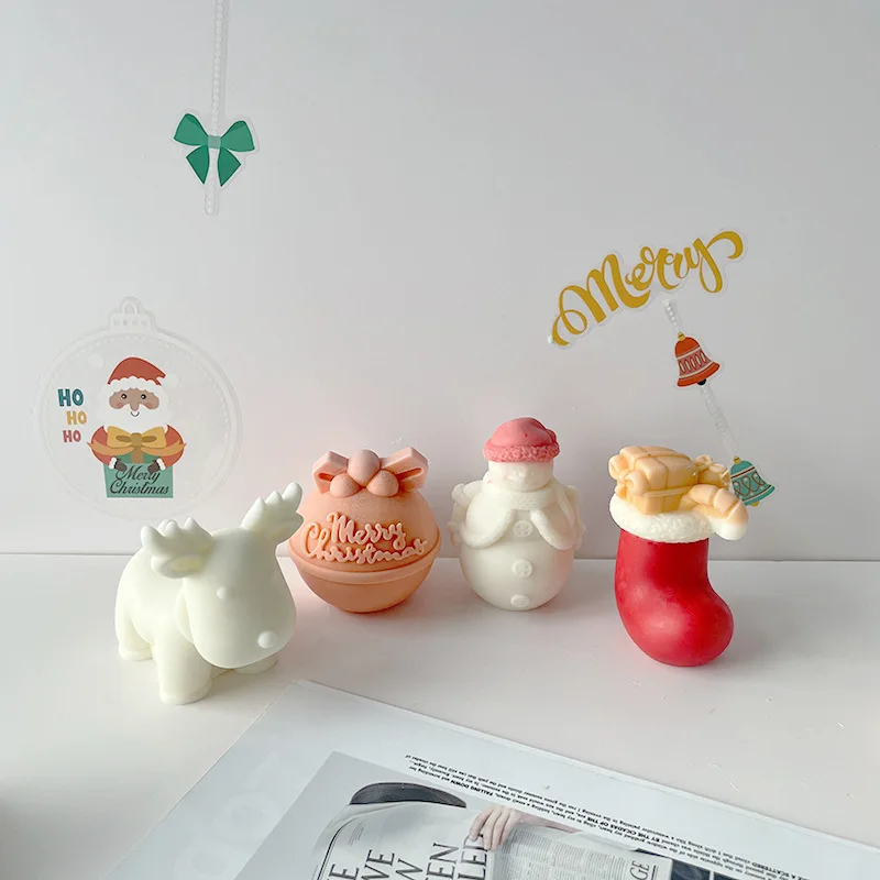 AT0172 Christmas Series Candle Silicone Mold DIY Christmas Aromatic Atmosphere Ornament Handmade Soap Plaster Mold
AT0172 Christmas Series Candle Silicone Mold DIY Christmas Aromatic Atmosphere Ornament Handmade Soap Plaster Mold