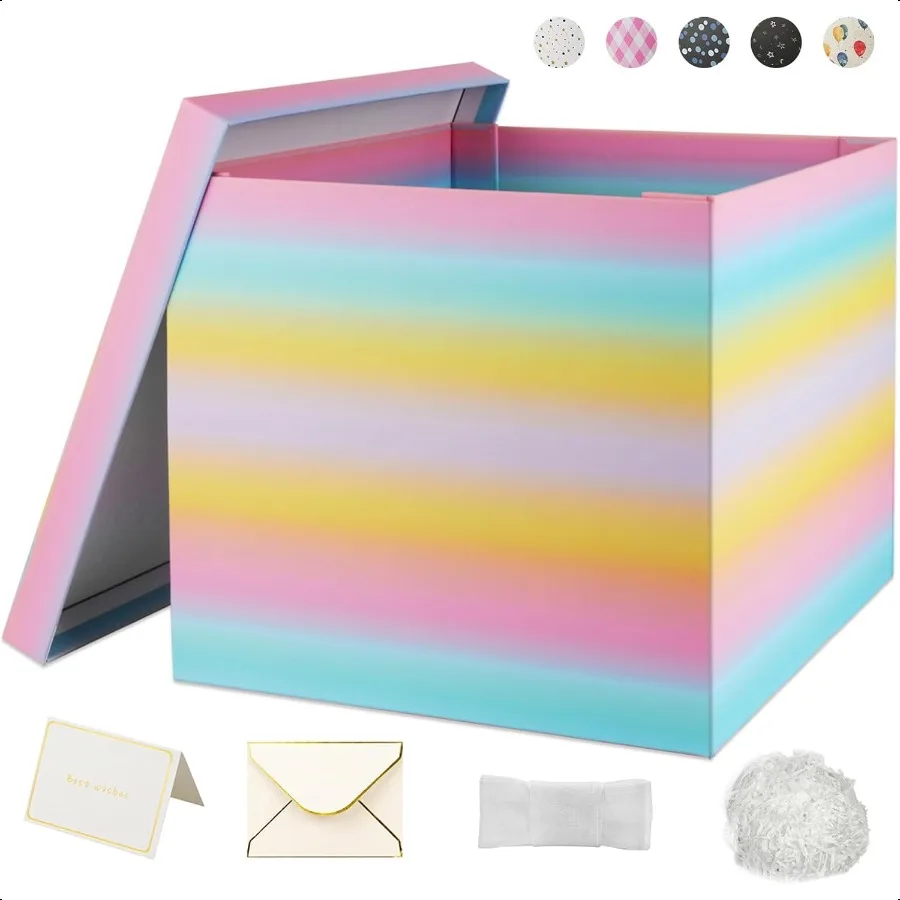 Large Gift Box 12x12x10 inchesGift Boxes with Lids for Presents Birthday Box Gift Packaging for Baby Shower Valentine's Day Par
Large Gift Box 12x12x10 inchesGift Boxes with Lids for Presents Birthday Box Gift Packaging for Baby Shower Valentine's Day Par