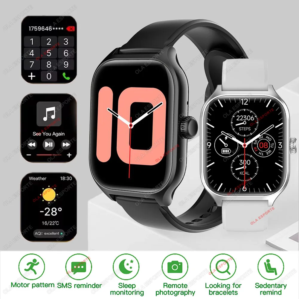 Outdoor Bluetooth Call Smartwatch Waterproof GPS Sport Tracking Heart Rate Blood Oxygen Sleep Monitor Smart Watch Men Women 2025
Outdoor Bluetooth Call Smartwatch Waterproof GPS Sport Tracking Heart Rate Blood Oxygen Sleep Monitor Smart Watch Men Women 2025