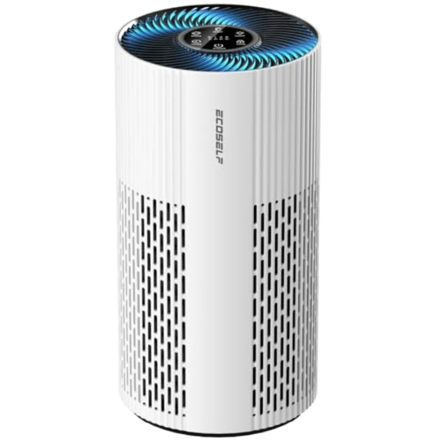 Air Purifiers for Home Large Room Cover Up to 1500 Ft² with True HEPA Filter 20dB Sleep Mode 360° Air Intake and Outlet Air Cle
Air Purifiers for Home Large Room Cover Up to 1500 Ft² with True HEPA Filter 20dB Sleep Mode 360° Air Intake and Outlet Air Cle