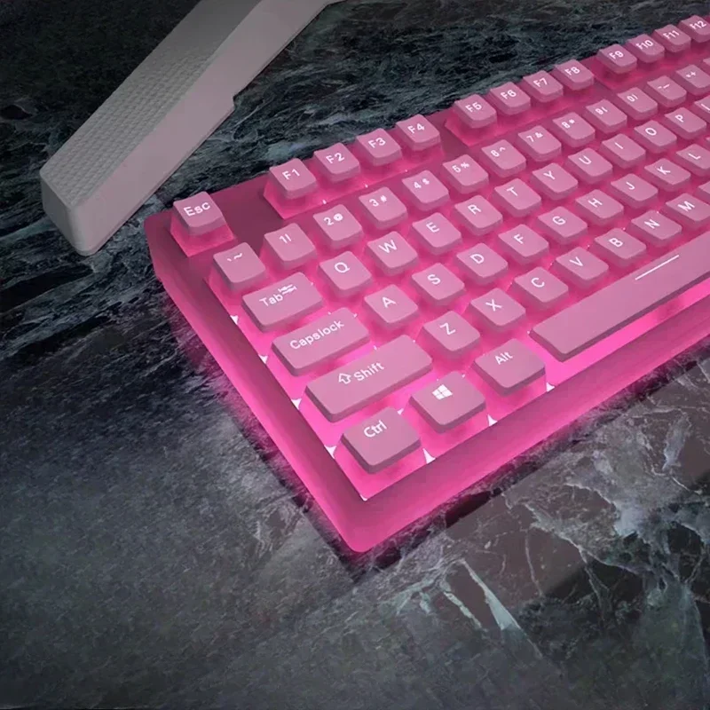PBT fog transparent side engraved keycap 108 light transmission gradual change color mechanical keyboard pudding double leather
PBT fog transparent side engraved keycap 108 light transmission gradual change color mechanical keyboard pudding double leather