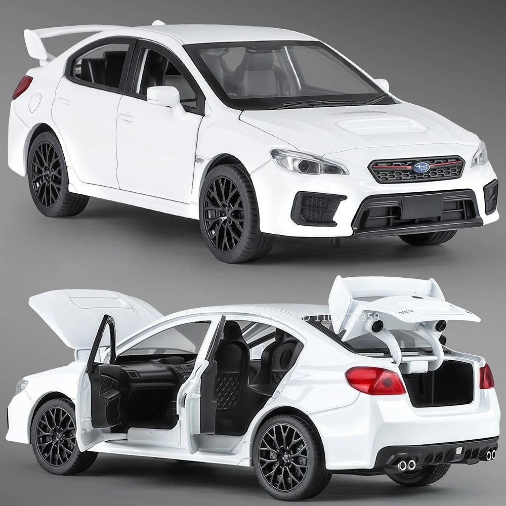 1:24 Supercar Model Toy Subaru STI Mitsubishi EVO9 Alloy Diecast Doors Opened Sound Light Pull Back Sports Car Toys for Kid Gift
1:24 Supercar Model Toy Subaru STI Mitsubishi EVO9 Alloy Diecast Doors Opened Sound Light Pull Back Sports Car Toys for Kid Gift