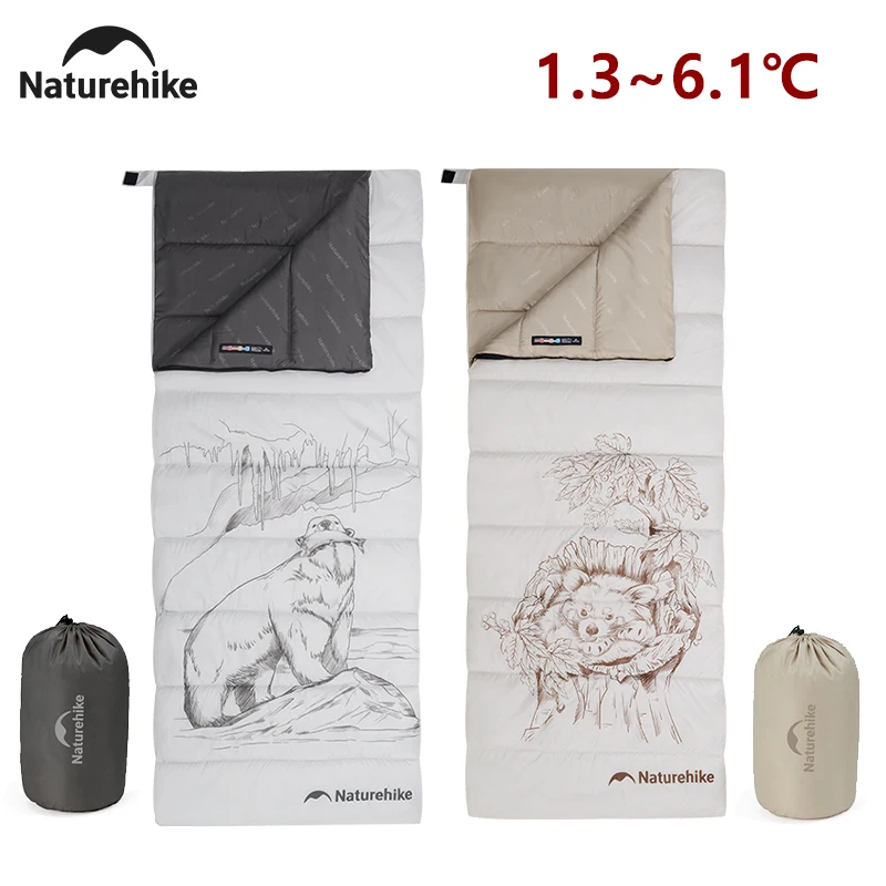 Спальный мешок Naturehike серии M, модель Envelope, с рисунком, для кемпинга и походов, на молнии, 1.3~6.1 ℃ Весна-осень
Спальный мешок Naturehike серии M, модель Envelope, с рисунком, для кемпинга и походов, на молнии, 1.3~6.1 ℃ Весна-осень