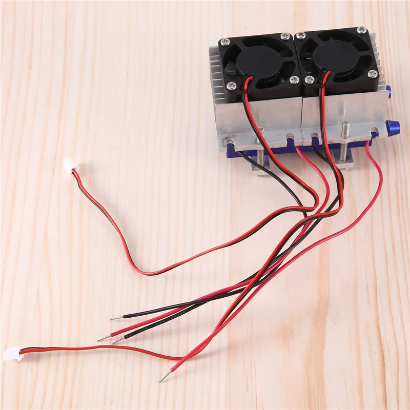 NEW-12V Semiconductor Air Conditioner Cooling System DIY Kit Thermoelectric Peltier Refrigeration Spare Parts 
NEW-12V Semiconductor Air Conditioner Cooling System DIY Kit Thermoelectric Peltier Refrigeration Spare Parts