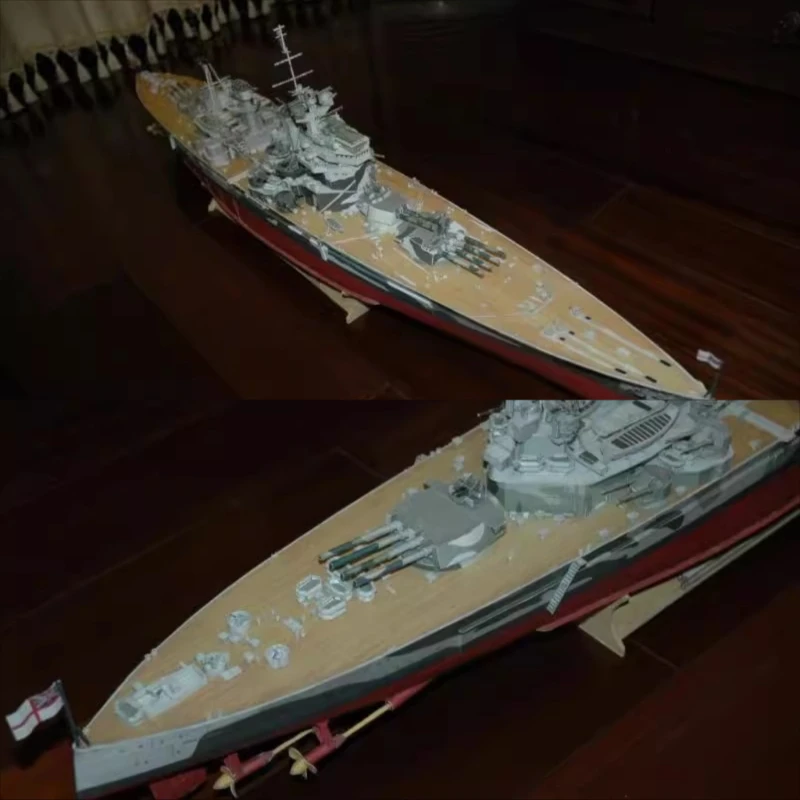 83CM UK Wales Prince Battleship Warship DIY 3D Paper Card Model Building Sets Construction Toys Boat Ship Military Model Toy
83CM UK Wales Prince Battleship Warship DIY 3D Paper Card Model Building Sets Construction Toys Boat Ship Military Model Toy