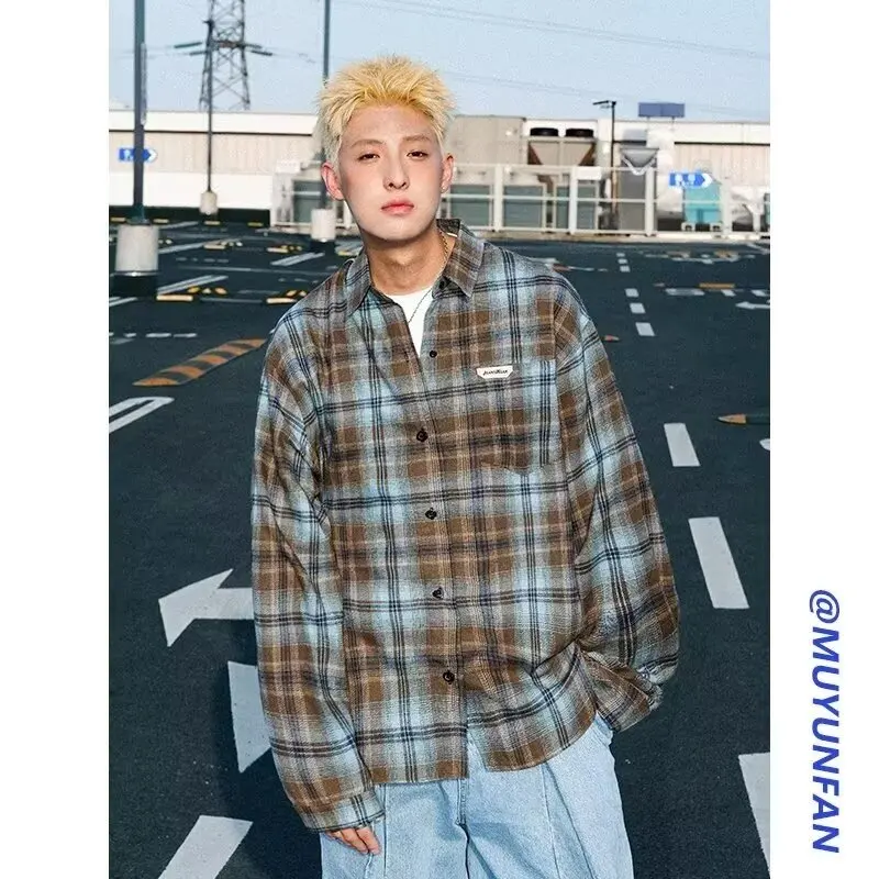 Spring Large Size 300 Pounds Japanese Style Teenage Feel Plaid Long Sleeve Men's Shirt Hong Kong Style Casual Long Sleeve Out...
Spring Large Size 300 Pounds Japanese Style Teenage Feel Plaid Long Sleeve Men's Shirt Hong Kong Style Casual Long Sleeve Out...