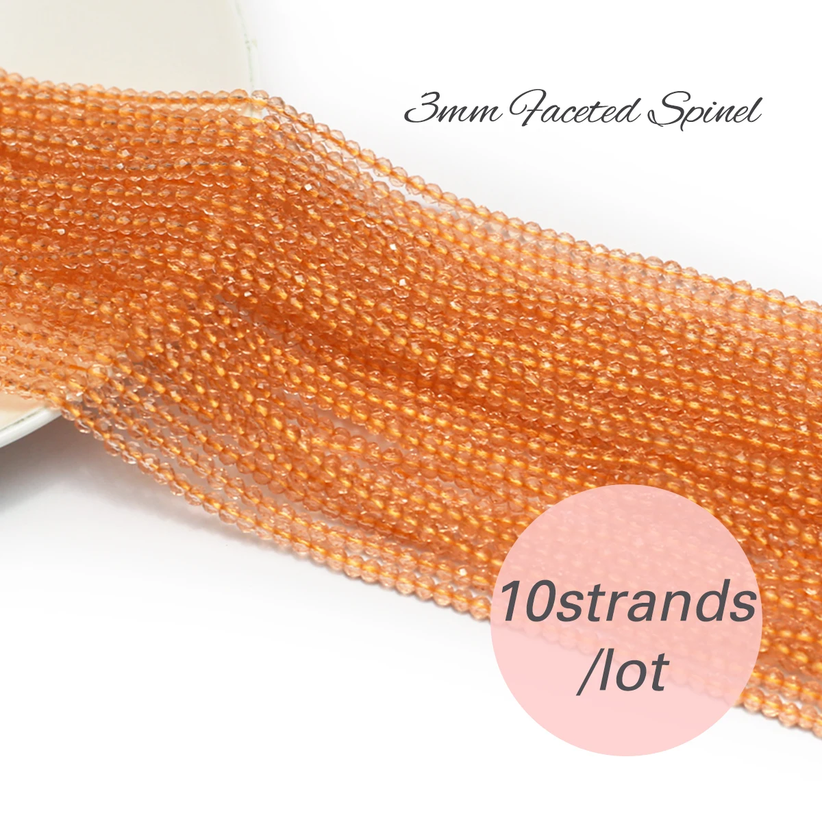 10strands 3mm Spinel Faceted Loose Stone Beads Charms for DIY Women Men Necklace Bracelets Jewelry Making Accessories 38cm
10strands 3mm Spinel Faceted Loose Stone Beads Charms for DIY Women Men Necklace Bracelets Jewelry Making Accessories 38cm