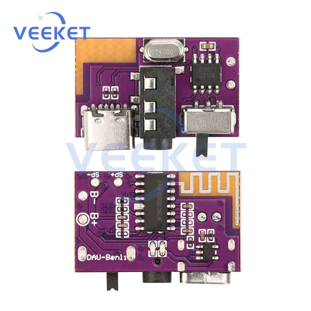 5W DC3.5V-5V Single Channel Audio Amplifier Bluetooth Decoding Board Supports TWS Pair TYPE-C Interface
5W DC3.5V-5V Single Channel Audio Amplifier Bluetooth Decoding Board Supports TWS Pair TYPE-C Interface