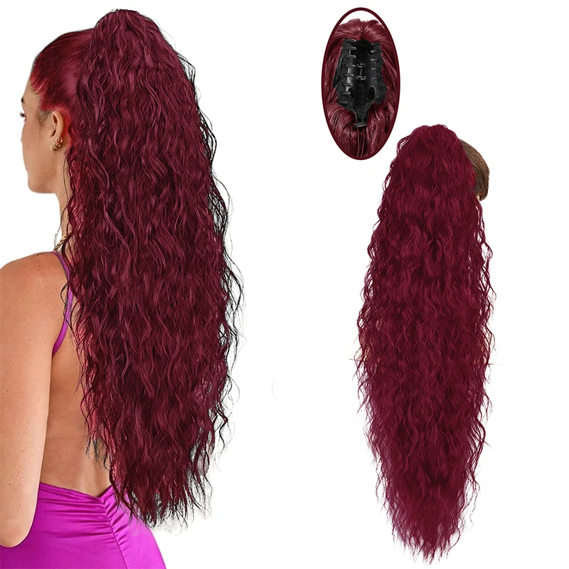Long Water Wave Claw Ponytail Extensions 30'' Curly Wavy Clip in Ponytail for Women Hairpiece Synthetic Natural Wave Horse Tail
Long Water Wave Claw Ponytail Extensions 30'' Curly Wavy Clip in Ponytail for Women Hairpiece Synthetic Natural Wave Horse Tail