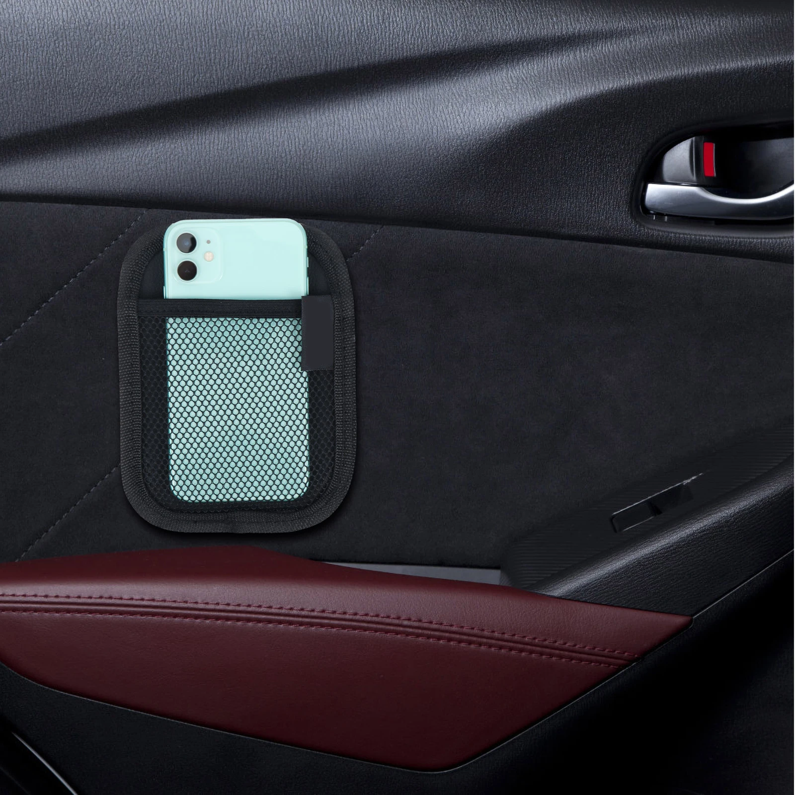 2 Pcs Car Cell Phone Storage Bag Oxford Cloth Automobile Net Bracket Sticky Mesh Pocket Microfiber Lightweight Ideas
2 Pcs Car Cell Phone Storage Bag Oxford Cloth Automobile Net Bracket Sticky Mesh Pocket Microfiber Lightweight Ideas