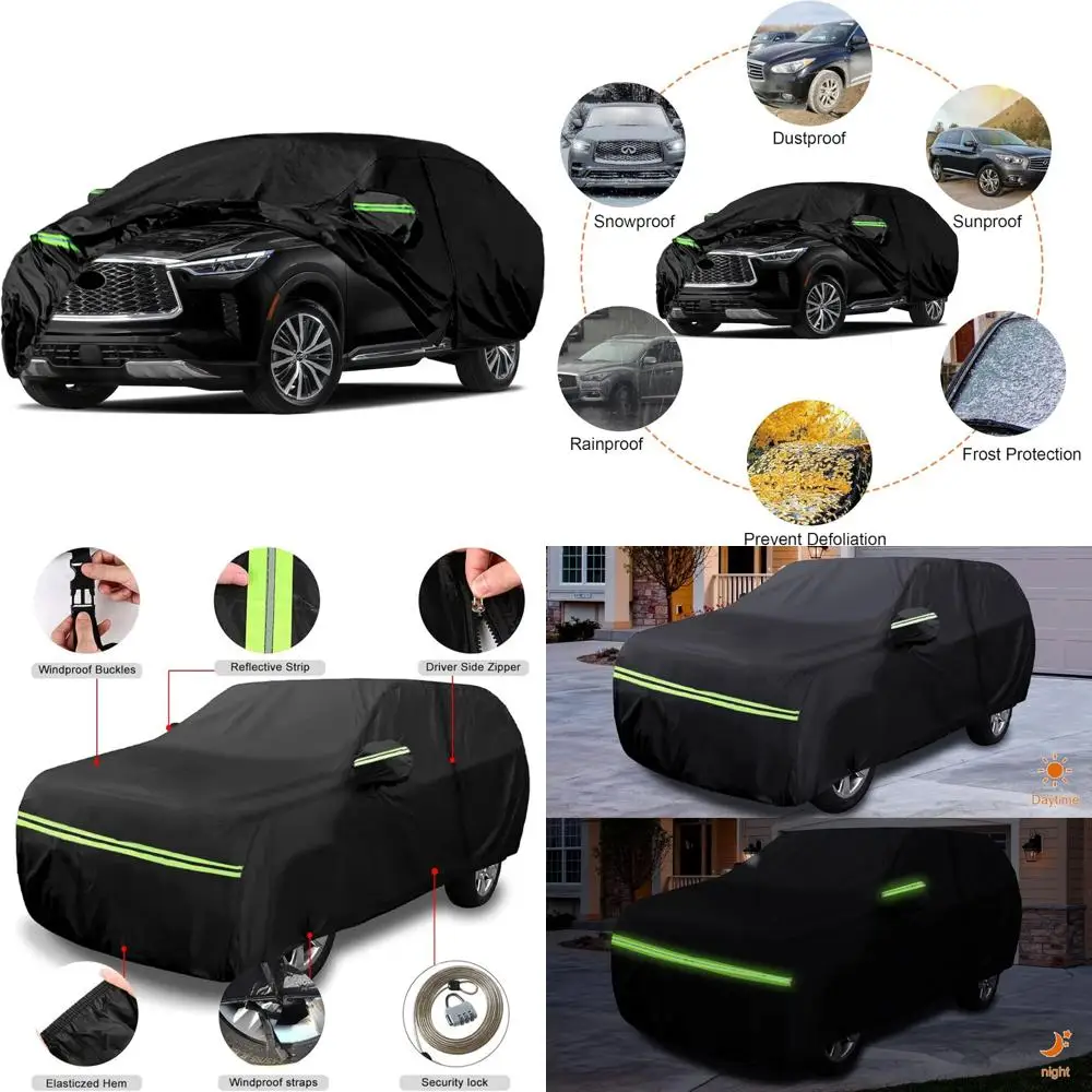 Всепогодный 6-слойный автомобильный чехол на заказ с дверью на молнии для моделей Infiniti QX60 2013-2025, ветрозащитный и атмосферостойкий
Всепогодный 6-слойный автомобильный чехол на заказ с дверью на молнии для моделей Infiniti QX60 2013-2025, ветрозащитный и атмосферостойкий