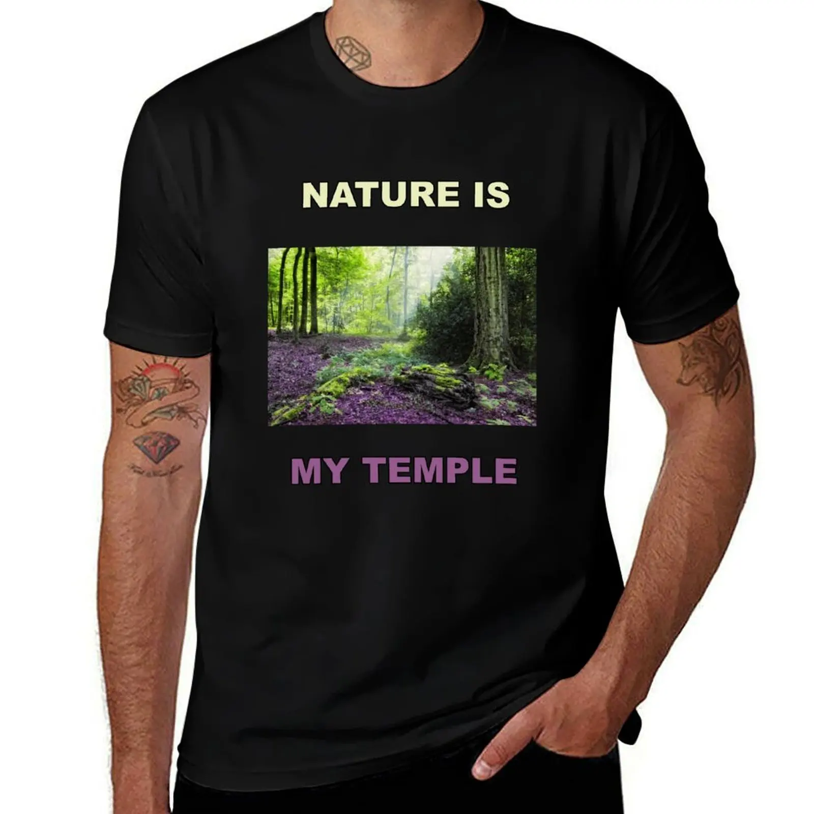 Nature Is My Temple - Purple Flowered Woods T-Shirt funny shirt cotton quick drying graphics workout shirts for men
Nature Is My Temple - Purple Flowered Woods T-Shirt funny shirt cotton quick drying graphics workout shirts for men