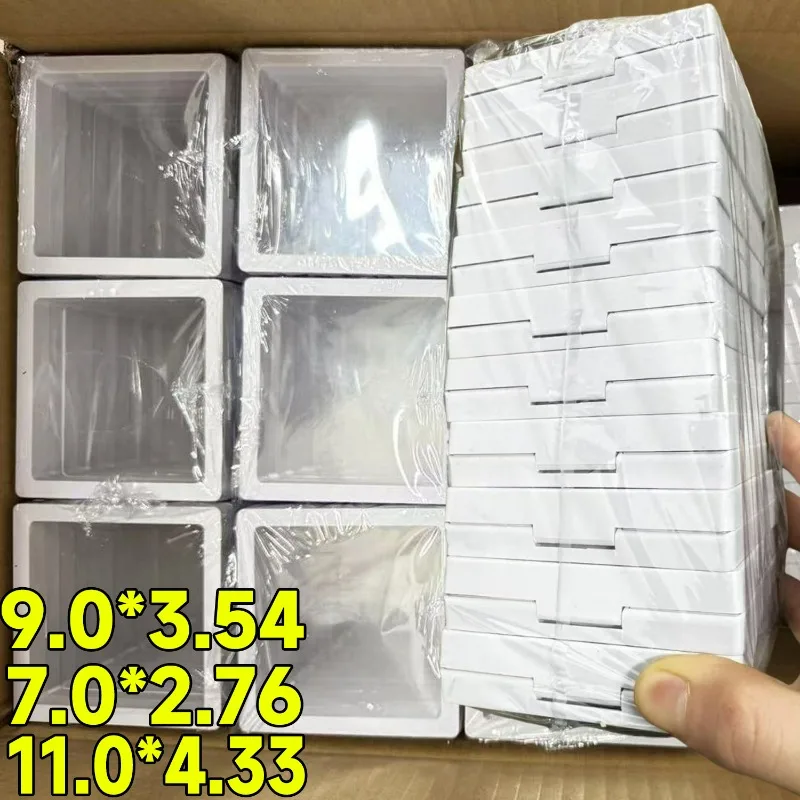 1/20pcs Jewelry Storage Box 3D Floating Display Frame White Black Transparent Film Case Dustproof Stand for Jewely Storage Box
1/20pcs Jewelry Storage Box 3D Floating Display Frame White Black Transparent Film Case Dustproof Stand for Jewely Storage Box