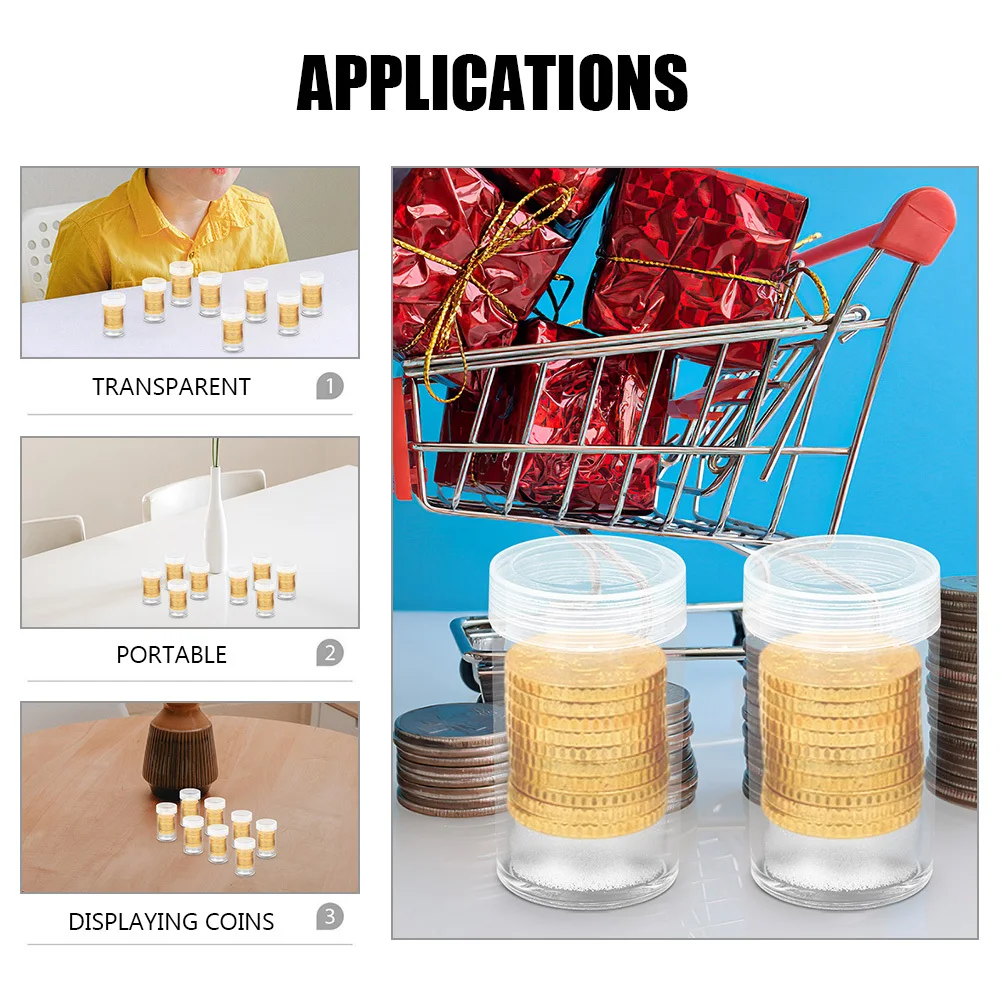 20Pcs Coin Storage Case Transparent Box PP Material Collector Gift Compact Container Protection Organizer
20Pcs Coin Storage Case Transparent Box PP Material Collector Gift Compact Container Protection Organizer