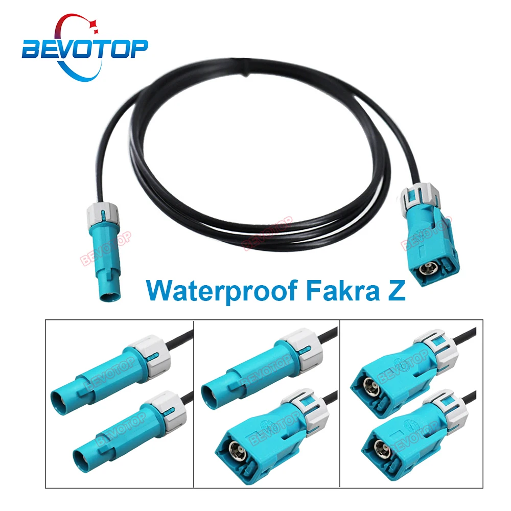 1PCS Waterproof Fakra Z Male / Female Connector M/M M/F F/F RG174 RF Extension Cable 50 Ohm Coax Pigtail Jumper 10CM~15M BEVOTOP
1PCS Waterproof Fakra Z Male / Female Connector M/M M/F F/F RG174 RF Extension Cable 50 Ohm Coax Pigtail Jumper 10CM~15M BEVOTOP