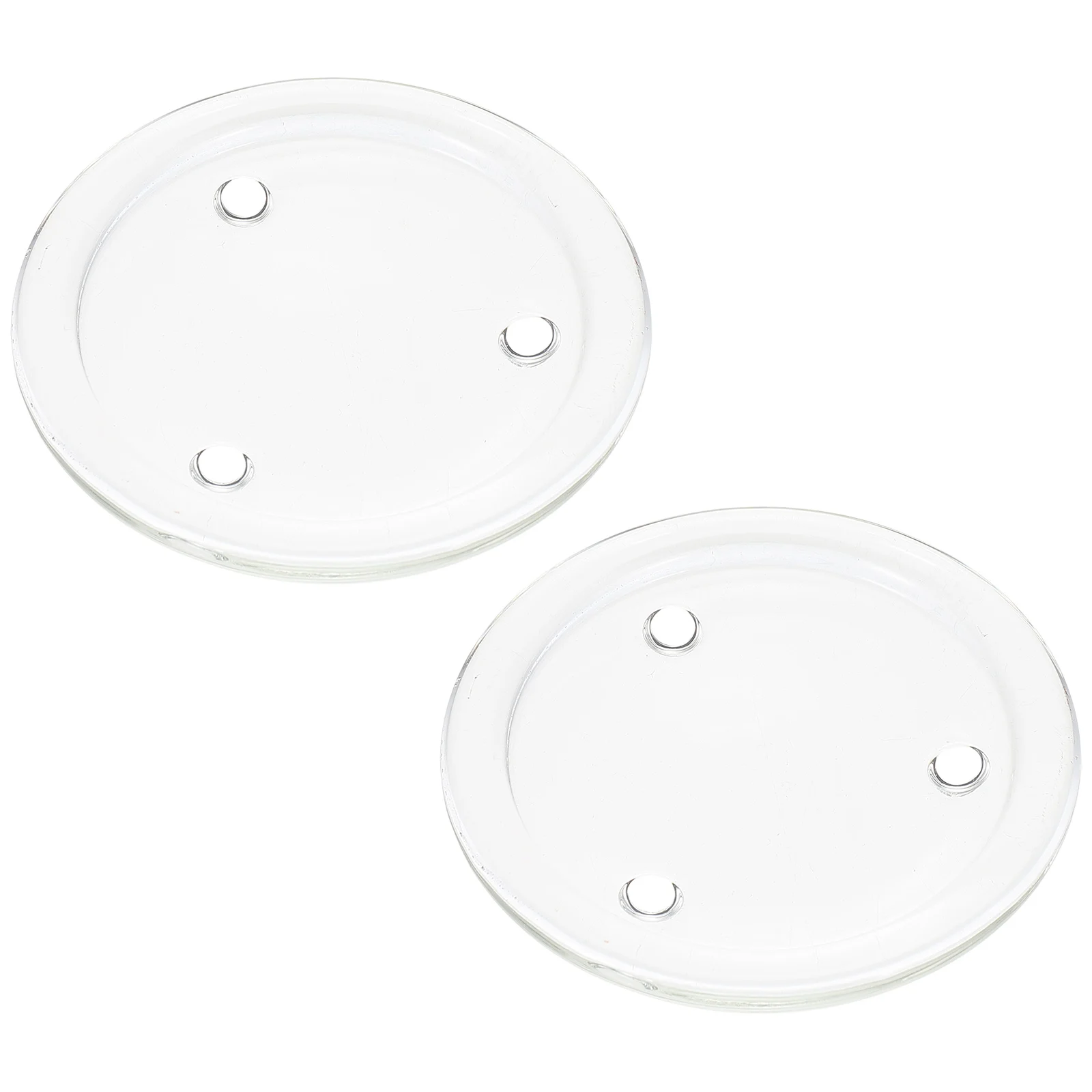 2Pcs Glass Trays Round Simple Bases Decorative Tabletop Candlestick Holders Dinner Party Home Supplies Ornaments
2Pcs Glass Trays Round Simple Bases Decorative Tabletop Candlestick Holders Dinner Party Home Supplies Ornaments