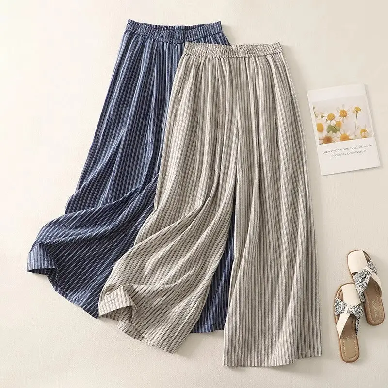 Повседневные брюки для женщин, весна и лето 202, хлопок и лен, минималистичный ленивый стиль, свободные широкие брюки g1216
Повседневные брюки для женщин, весна и лето 202, хлопок и лен, минималистичный ленивый стиль, свободные широкие брюки g1216