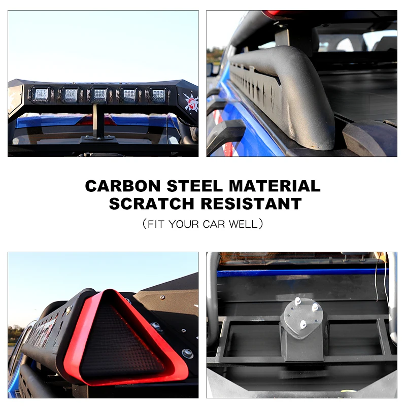 Pickup Trucks Car Accessories Universal Roll Bar for Hilux Revo/ Ranger /Navara /Dmax 4x4
Pickup Trucks Car Accessories Universal Roll Bar for Hilux Revo/ Ranger /Navara /Dmax 4x4