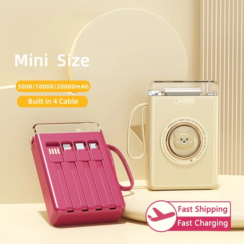 20000mAh Mini Power Bank Pet Cartoon USB C Port Portable Charger Powerbank for iphone 15 14 Samsung Xiaomi External Battery Pack
20000mAh Mini Power Bank Pet Cartoon USB C Port Portable Charger Powerbank for iphone 15 14 Samsung Xiaomi External Battery Pack