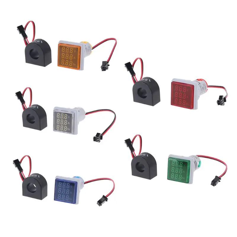 ACVoltage Current Display Meter AC60-500V 1-100A 20-75 Hz Frequency Meter Multifunction Power Energy Panel Meter Dropsale
ACVoltage Current Display Meter AC60-500V 1-100A 20-75 Hz Frequency Meter Multifunction Power Energy Panel Meter Dropsale