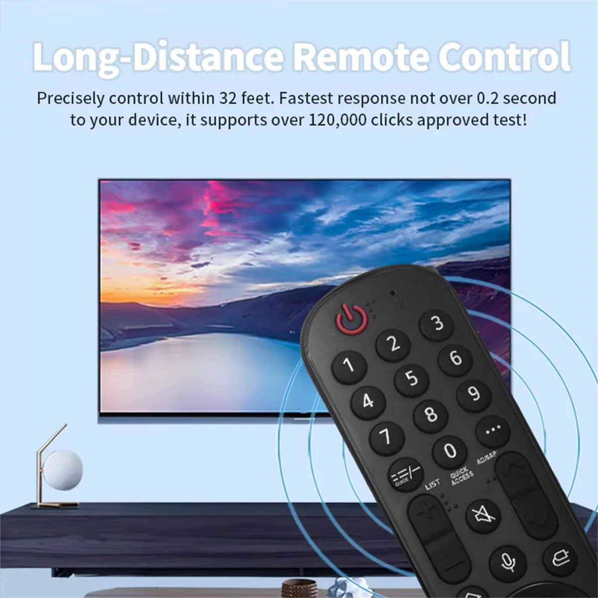 CLCU Replace TV Voice Remote Control AKB76043108 for TV AKB76043108 Voice Remote Control
CLCU Replace TV Voice Remote Control AKB76043108 for TV AKB76043108 Voice Remote Control