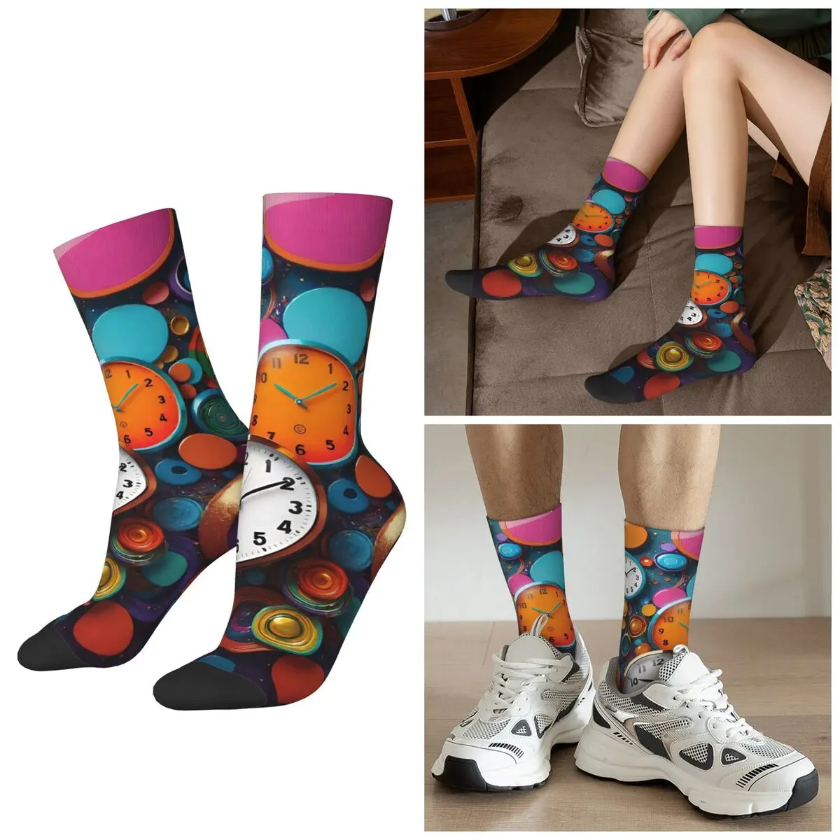 All Seasons Retro Clock Print Socks Harajuku Sport Middle Tube Socks Hip Hop Stockings for Men Women Christmas Gifts
All Seasons Retro Clock Print Socks Harajuku Sport Middle Tube Socks Hip Hop Stockings for Men Women Christmas Gifts