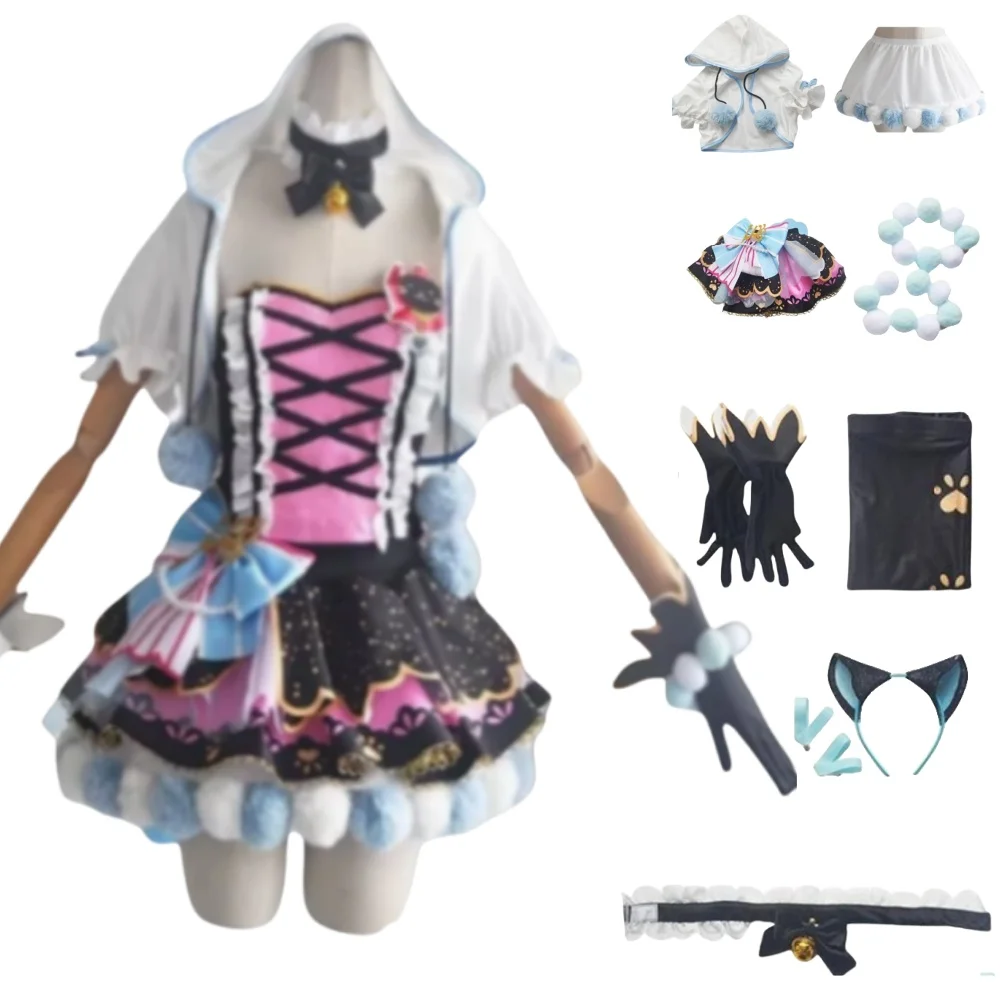 Love Live Cat Twin Tail аркадная игра Kousaka Honoka Minami Kotori Sonoda Umi Ayase Eli наряд аниме костюмы для косплея
Love Live Cat Twin Tail аркадная игра Kousaka Honoka Minami Kotori Sonoda Umi Ayase Eli наряд аниме костюмы для косплея