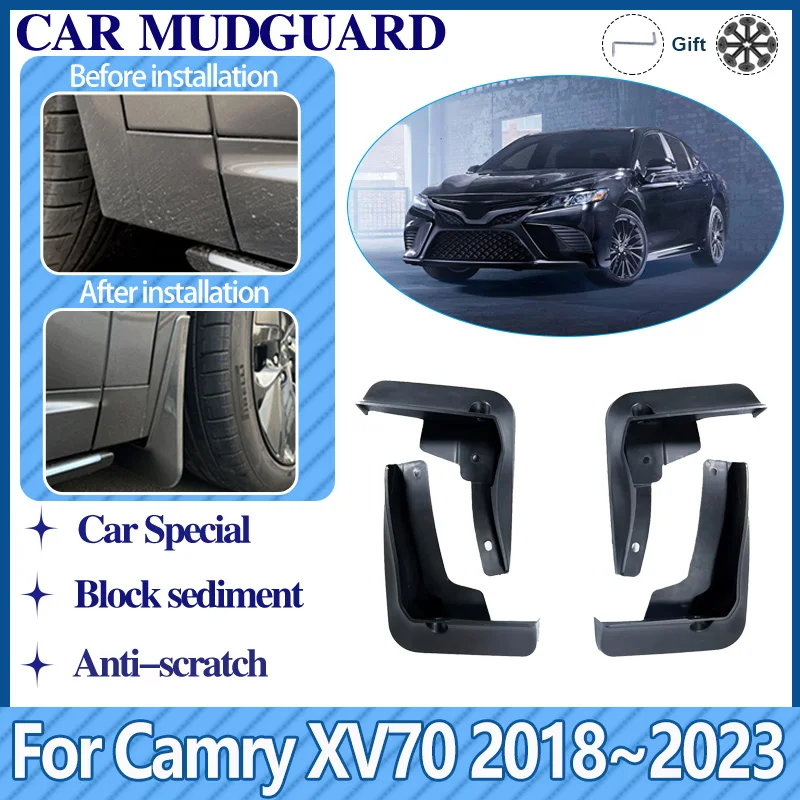 Car Mud Flaps For Toyota Camry XV70 2018~2023 Fender Front Rear Mudguards Splash Guard Mudflaps Auto Accessories 2019 2020 2021
Car Mud Flaps For Toyota Camry XV70 2018~2023 Fender Front Rear Mudguards Splash Guard Mudflaps Auto Accessories 2019 2020 2021