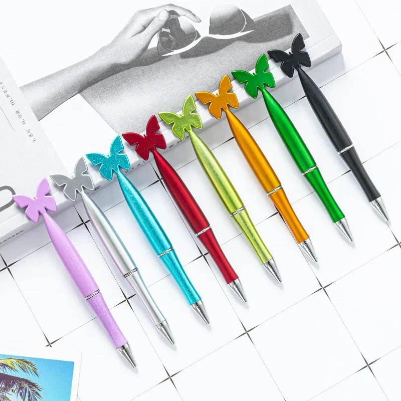 50PCS Creative Butterfly Plastic Twist Pen Wholesale Color Paint Multicolor Plastic Pen Advertising Ballpoint Pen
50PCS Creative Butterfly Plastic Twist Pen Wholesale Color Paint Multicolor Plastic Pen Advertising Ballpoint Pen